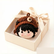 Custom Photo Crochet Doll Keychain - Personalized Handmade Mini Doll - Image 4