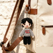 Custom Photo Crochet Doll Keychain - Personalized Handmade Mini Doll - Image 6