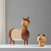 Donkey Tissue Holder Handmade Wooden Home Decoration