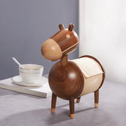Donkey Tissue Holder Handmade Wooden Home Decoration