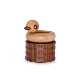 Duck Pen Holder Wooden Handmade Desk Decor