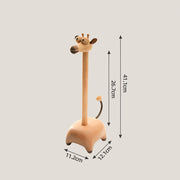 Giraffe Tissue Holder Wooden Handmade Home Decoration Gifts