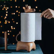 Giraffe Tissue Holder Wooden Handmade Home Decoration Gifts