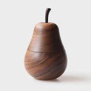 Handmade Wooden Pear Toothpick Holder