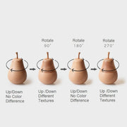 Handmade Wooden Pear Toothpick Holder