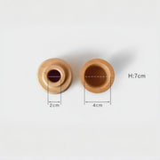 Handmade Wooden Pear Toothpick Holder