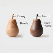 Handmade Wooden Pear Toothpick Holder