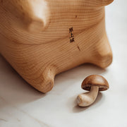 Mushroom Pen Holder Wooden Handmade Pen Organizer