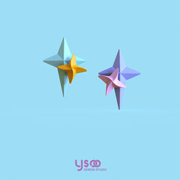 Rotate Star Earrings