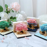 Omoshiroi Block Tree House Model Notepad 3D Memo Pad