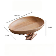 Plates Wooden Handmade Goose and Chicken Paws