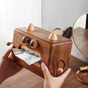 Solid Wood Monster Tissue Box Cover