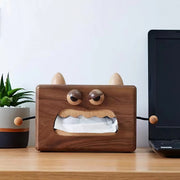 Solid Wood Monster Tissue Box Cover