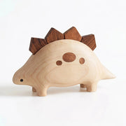 Stegosaurus Fruit Fork Handmade Wooden Dessert Fork
