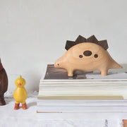 Stegosaurus Fruit Fork Handmade Wooden Dessert Fork