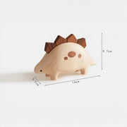 Stegosaurus Fruit Fork Handmade Wooden Dessert Fork