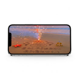 Sunrise & Sunset Beach Scene Birthday Cake Greeting Video