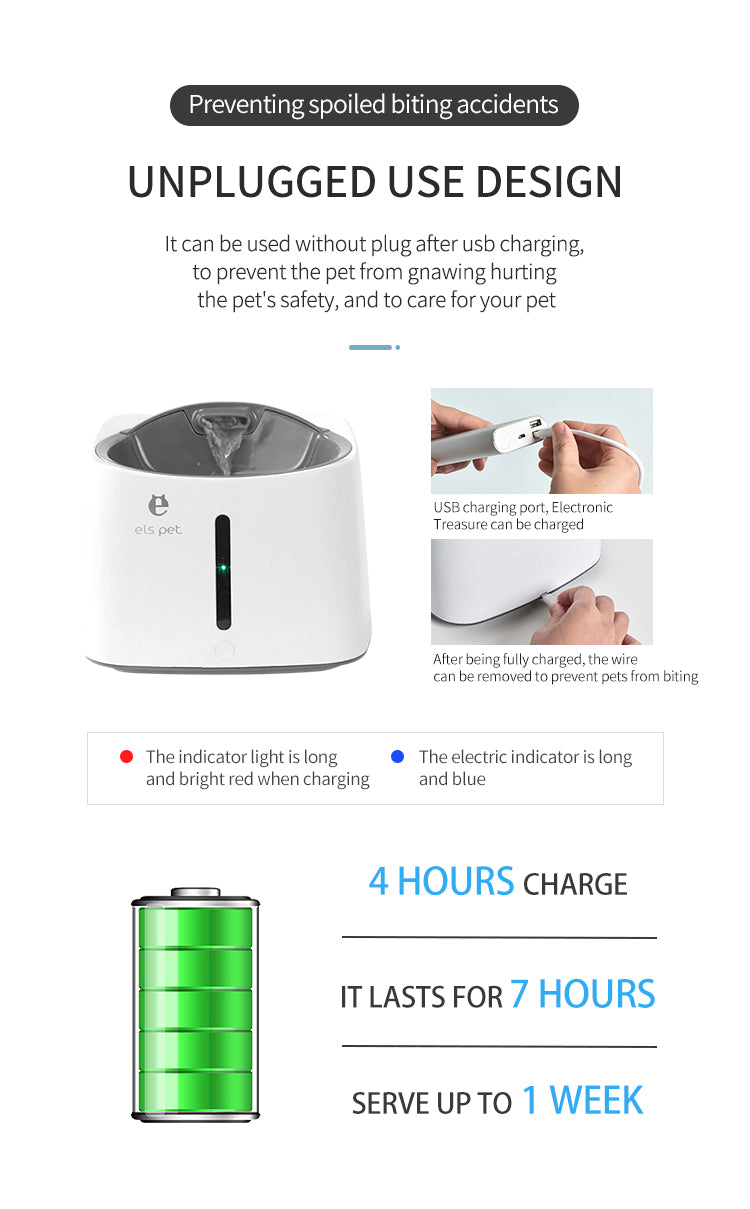 Induction smart water dispenser - USB charging