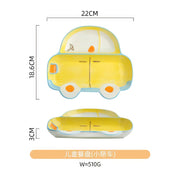 Car Engineering Vehicle Excavator Airplane Kids Plates - Lazylifeshop