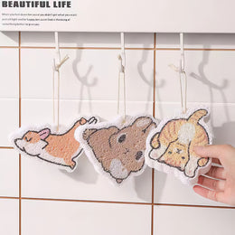Rabbit Dog Cat Dishwashing Sponge Set of 9 - Lazylifeshop