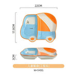 Car Engineering Vehicle Excavator Airplane Kids Plates - Lazylifeshop