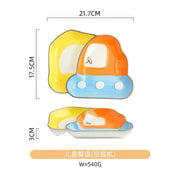 Car Engineering Vehicle Excavator Airplane Kids Plates - Lazylifeshop