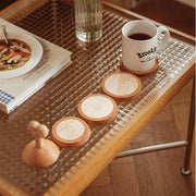 Chicken leg coaster set wooden Cup holder Creative Table Decorations - Lazylifeshop