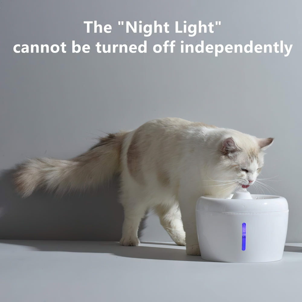 Fuente de agua de gato de manzana