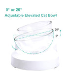 Adjustable Single/Double Raised Pet Bowl - Lazylifeshop