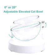 Adjustable Single/Double Raised Pet Bowl - Lazylifeshop