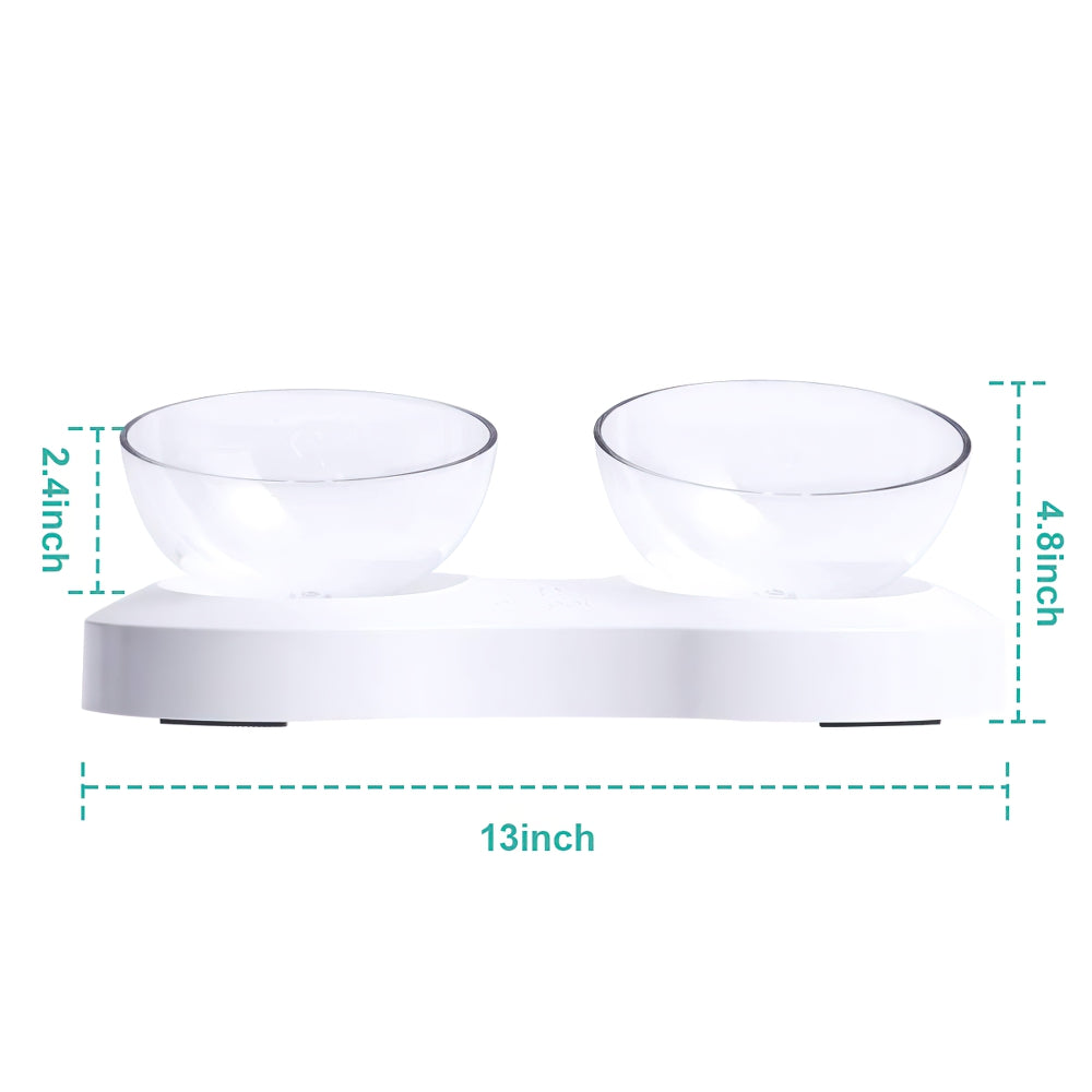 Adjustable Single/Double Raised Pet Bowl