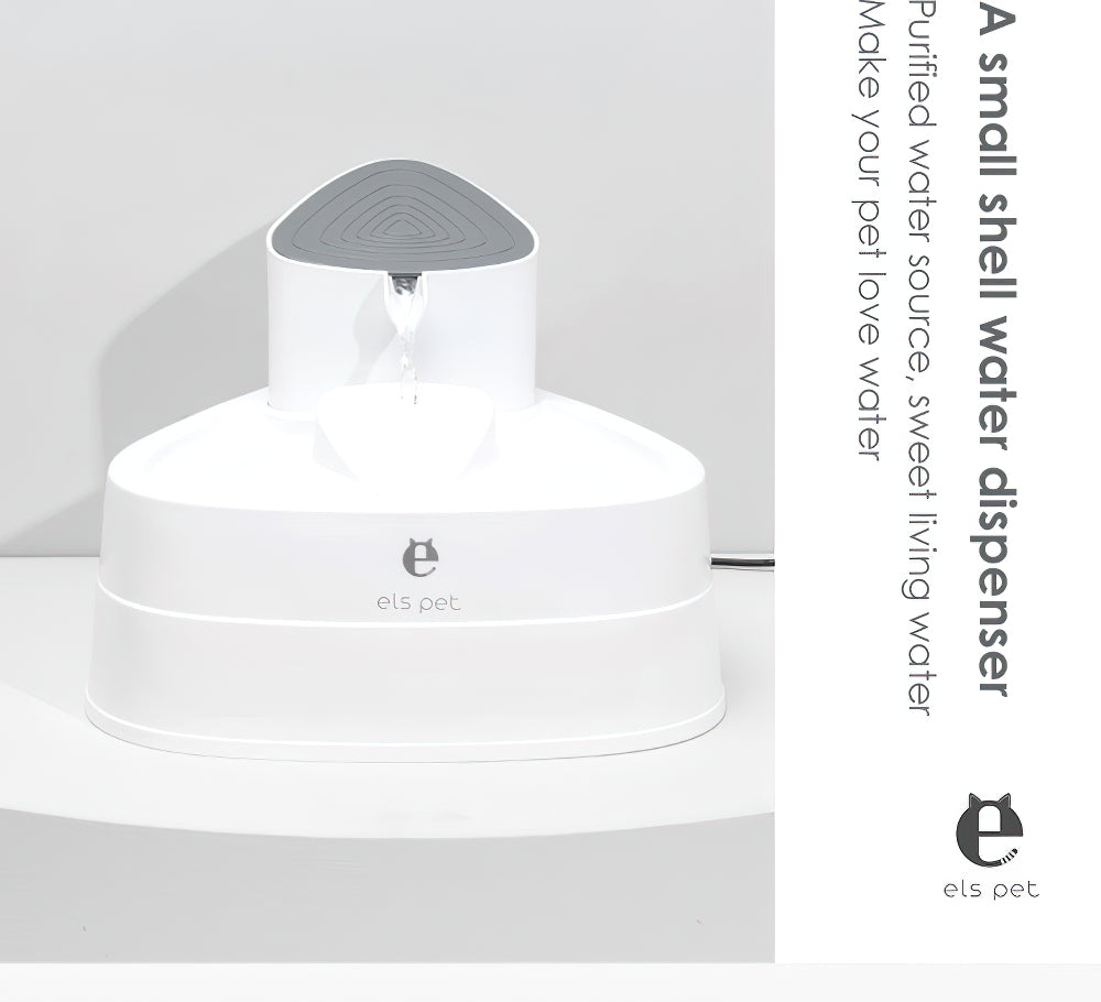 Shell Style Cat Fountain 3L
