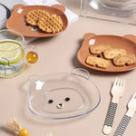 Bear Plastic Dinner Plate Set of 8 pcs - Lazylifeshop