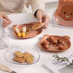 Bear Plastic Dinner Plate Set of 8 pcs - Lazylifeshop
