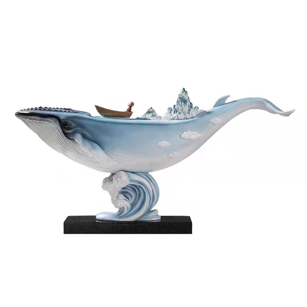 シロナガスクジラの装飾品