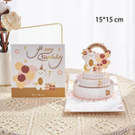 Happy Birthday 3D Pop-Up Festival Greeting Card - Lazylifeshop