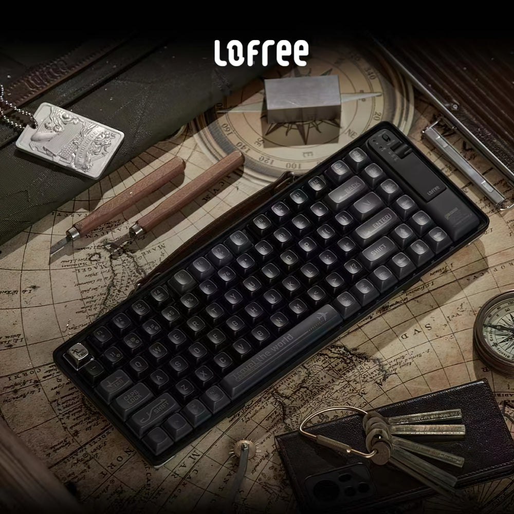 Lofree小浪時光版藍牙機械鍵盤