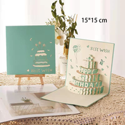 Happy Birthday 3D Pop-Up Festival Greeting Card - Lazylifeshop