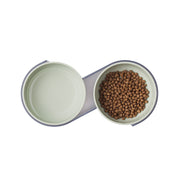 Dual Bowl for Pets - Green - Lazylifeshop