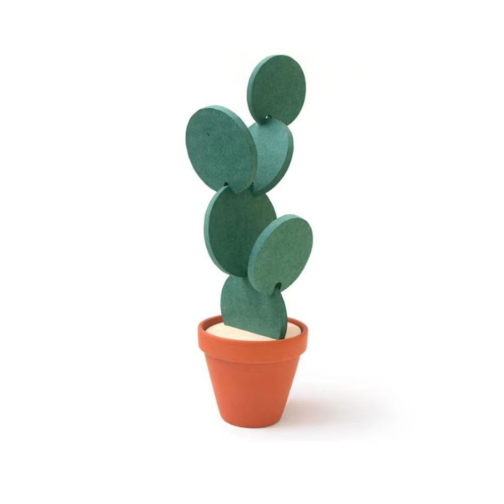 Posavasos con aislamiento de cactus