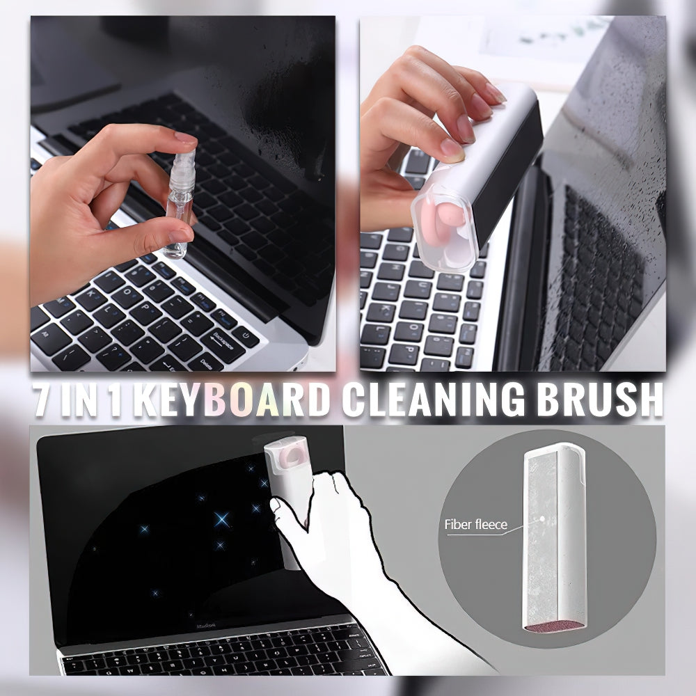 7 in 1 Multifunctional Cleaning Brush Kit - The Blisstronics