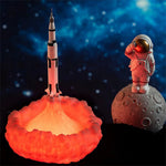 Rocket Lamp 3D - Space Shuttle LED Lamp - Lazylifeshop