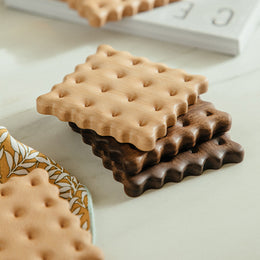 Biscuits Solid Wooden Heat Insulation Coasters - Lazylifeshop