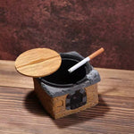 Vintage Cement Stove Ashtray - Lazylifeshop