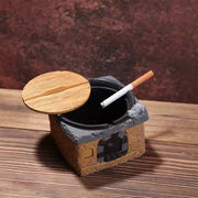 Vintage Cement Stove Ashtray - Lazylifeshop