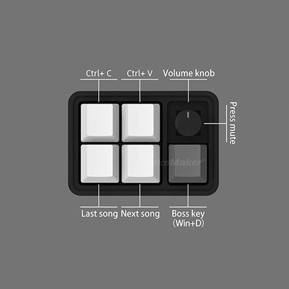 EleksMaker 5-digit keypad, Touch Fish Keyboard