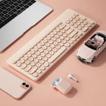 Wireless Silent Splash Resistant Keyboard - Lazylifeshop