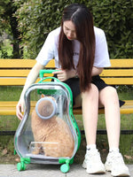 Guitar Style Portable Pet Travel Trolley Carrier - Lazylifeshop