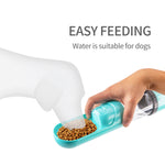 Portable Collapsible Pet Water Bottle With Food Storage - Lazylifeshop