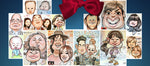 Hand-painted Cute cartoon character painting - Lazylifeshop